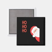 Weihnachtsmann Hooho Weihnachtsmann Männer Frauen Magnet (Vorderseite/Rückseite)