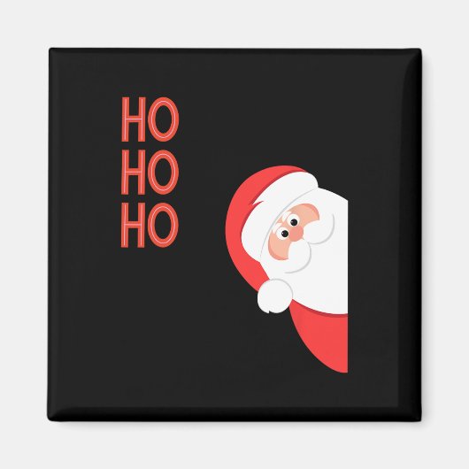 Weihnachtsmann Hooho Weihnachtsmann Männer Frauen Magnet (Vorne)