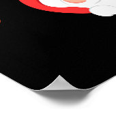 Weihnachtsmann Hooho Weihnachtsmann Männer Frauen  Poster (Ecke)