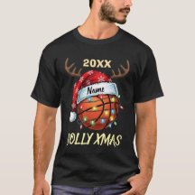 Weihnachtsmann-Hut Basketball Rentier Weihnachts-