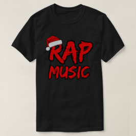 Weihnachtsmann Hut Rap-Musik Weihnachten T-Shirt