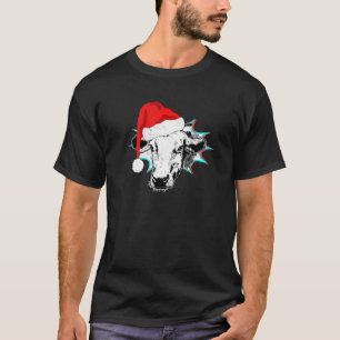 Weihnachtsmann-Hut Retro-Distressed Weihnachten Ku T-Shirt