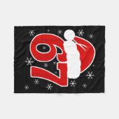 Weihnachtsmann-Hut Six Seven 6 7 67 Meme Gen Alph Fleecedecke (Vorderseite (Horizontal))