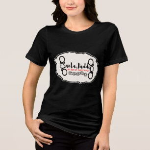 Weihnachtsmann Ich war dieses Jahr sehr schwach © Tri-Blend Shirt