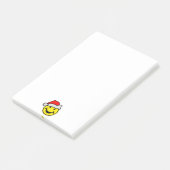 Weihnachtsmann Ihr backgr. u. Ideen Post-it Klebezettel (angewinkelt)