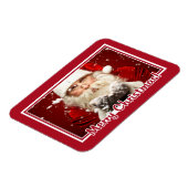 Weihnachtsmann / IHR FOTO - kundenspezifischer Wei Magnet (Linke Seite)