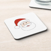 Weihnachtsmann-Illustration Getränkeuntersetzer (Linke Seite)