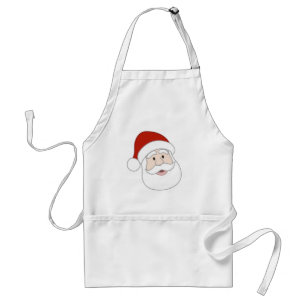 Weihnachtsmann-Illustration Schürze