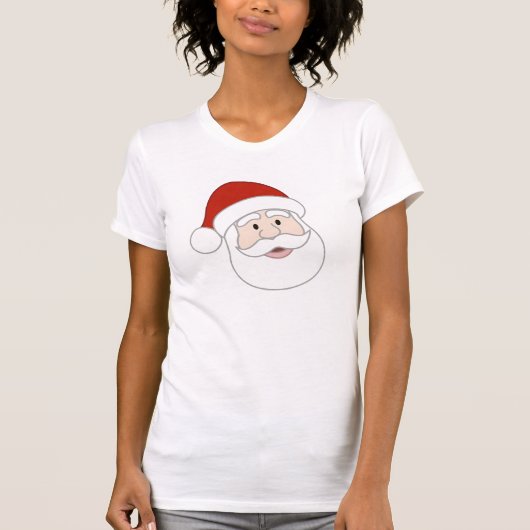 Weihnachtsmann-Illustration T-Shirt (Vorderseite)