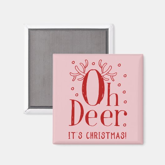Weihnachtsmann-Illustrationsmagnet Magnet (Vorderseite/Rückseite)