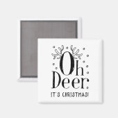 Weihnachtsmann-Illustrationsmagnet Magnet (Vorderseite/Rückseite)