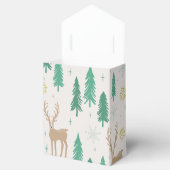 Weihnachtsmann im Evergreen Winterwald Geschenkschachtel (Geöffnet)