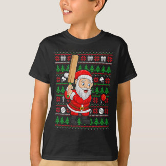 Weihnachtsmann im hässlichen Weihnachtspullover-St T-Shirt