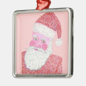 Weihnachtsmann im Pointillismus Weihnachtsschmuck (Links)