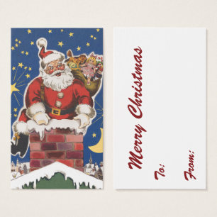 Weihnachtsmann im Retro-Stil, Die Nacht vor dem We