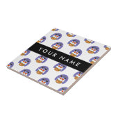 Weihnachtsmann im Schornstein, Schnee, Weihnachten Fliese (Seite)