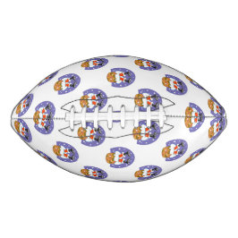 Weihnachtsmann im Schornstein, Schnee, Weihnachten Football