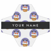 Weihnachtsmann im Schornstein, Schnee, Weihnachten Fußball (Flach)