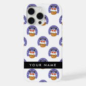 Weihnachtsmann im Schornstein, Schnee, Weihnachten iPhone Hülle (Rückseite)