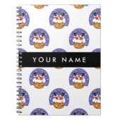 Weihnachtsmann im Schornstein, Schnee, Weihnachten Notizblock (Vorderseite)