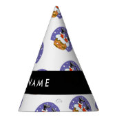 Weihnachtsmann im Schornstein, Schnee, Weihnachten Partyhütchen (Rechts)