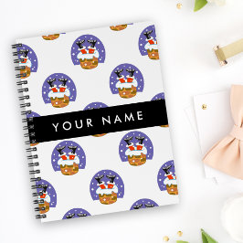 Weihnachtsmann im Schornstein, Schnee, Weihnachten Planer