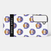 Weihnachtsmann im Schornstein, Schnee, Weihnachten Samsung Galaxy Hülle (Rückseite (Horizontal))