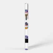 Weihnachtsmann im Schornstein, Schnee, Weihnachten Samsung Galaxy Hülle (Rechte Seite)