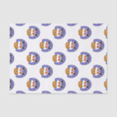 Weihnachtsmann im Schornstein, Schnee, Weihnachten Seidenpapier (Vorderseite)