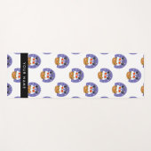 Weihnachtsmann im Schornstein, Schnee, Weihnachten Yogamatte (Vorderseite (Horizontal))