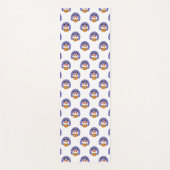 Weihnachtsmann im Schornstein, Schnee, Weihnachten Yogamatte (Vorderseite)