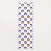 Weihnachtsmann im Schornstein, Schnee, Weihnachten Yogamatte (Rückseite)