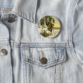Weihnachtsmann im viktorianischen Stil auf dem Wei Button (Beispiel)