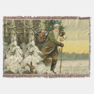 Weihnachtsmann im viktorianischen Weihnachtsbaum-S Decke