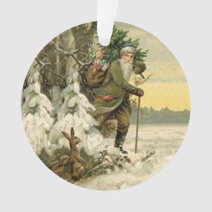 Weihnachtsmann im viktorianischen Weihnachtsbaum-S Ornament