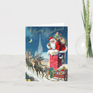 Weihnachtsmann im Vintage-Look zu Weihnachten
