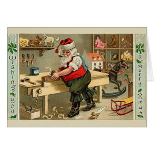 Weihnachtsmann im Vintage-Stil