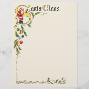Weihnachtsmann im Vintage-Stil, Dekorativer Weihna Flyer