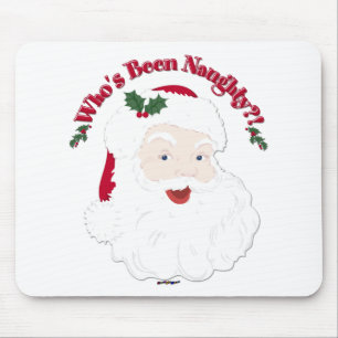 Weihnachtsmann im Vintage-Stil, der unartig war?! Mousepad