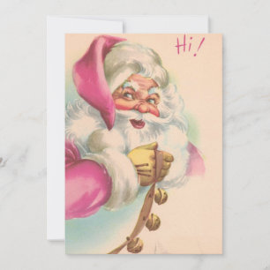 Weihnachtsmann im Vintage-Stil Feiertagskarte