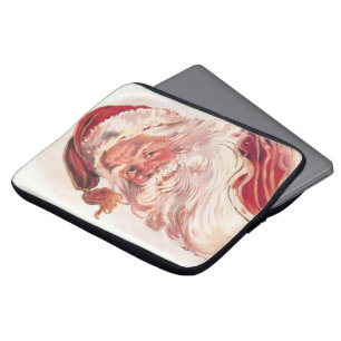 Weihnachtsmann im Vintage-Stil Laptopschutzhülle