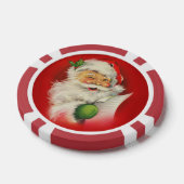 Weihnachtsmann im Vintage-Stil Pokerchips (Einzeln)
