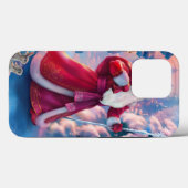 Weihnachtsmann im Wald Case-Mate iPhone Hülle (Rückseite (Horizontal))