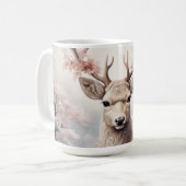 Weihnachtsmann im Wald Kaffeetasse (Vorderseite Links)