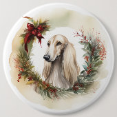 Weihnachtsmann in Afghanistan Button (Vorderseite)