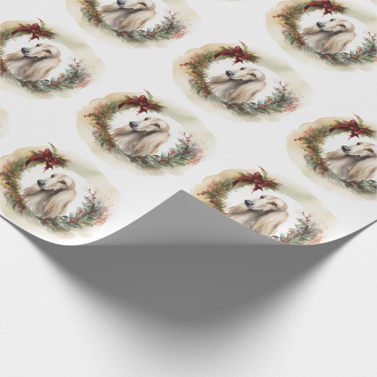 Weihnachtsmann in Afghanistan Geschenkpapier (Ecke)