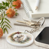 Weihnachtsmann in Afghanistan Schlüsselanhänger (Vorderseite rechts)