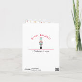 Weihnachtsmann in Central Park NY (FOTO-EINSATZ) - Karte (Rückseite)