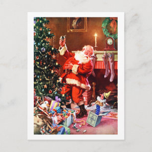 Weihnachtsmann in der Nacht vor Weihnachten