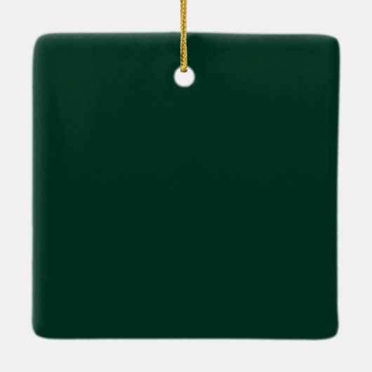 Weihnachtsmann in einem Flugzeug Keramikornament (Rückseite)